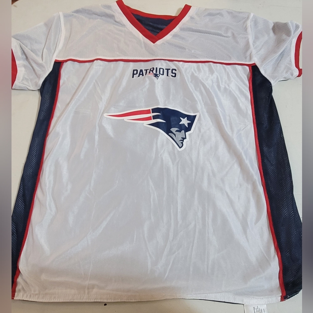 Official NFL Flag Patriots Jersey - Reversible